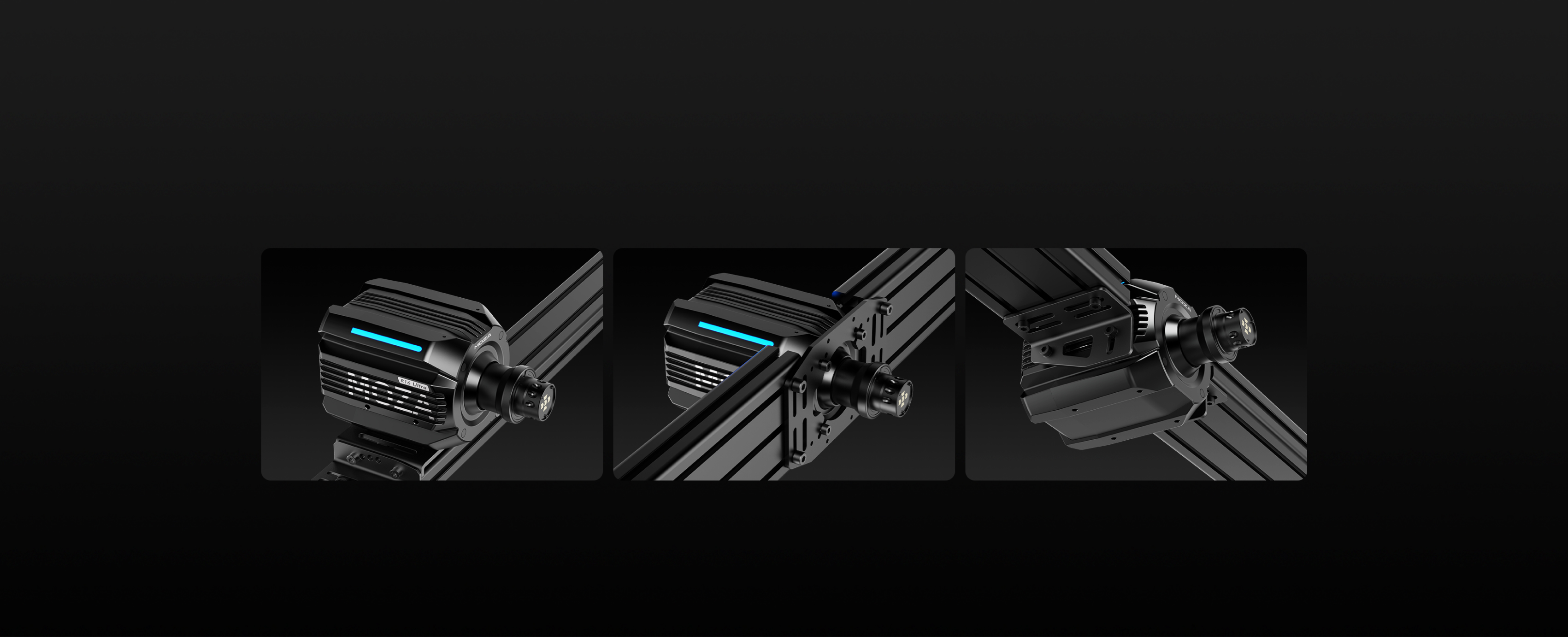 Moza R16 ULTRA - bottom,front or side mounting